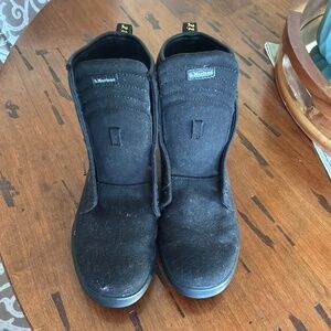 Dr. Marten Black Canvas Hightops